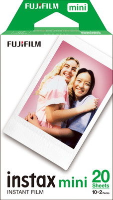 FUJIFILM Instax Mini 20 Sheet Pack Film Roll(Yes 800 ISO Pack of 20)