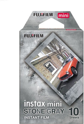 FUJIFILM Mini Film Stone Grey Film Roll(Yes 800 ISO Pack of 1)