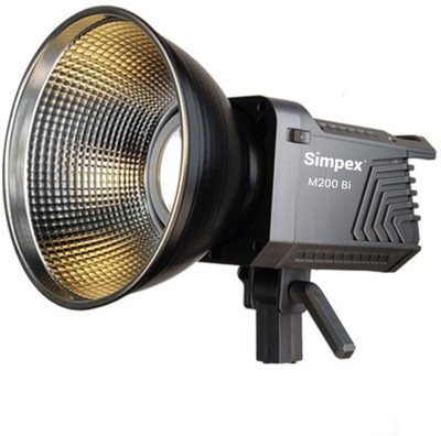 Simpex M200 Bi 200w Continuous Light with LCD Display and Infrared Remote 13500 lx Camera LED Light
