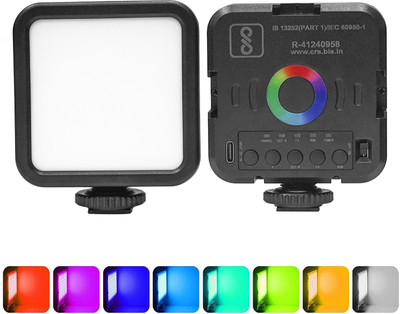 Hiffin VL49 RGB Video Light, LED Light 360° Full Color Portable Photography Lighting 36000 lx Camera LED Light(Batteries Included)