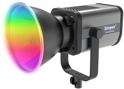 Simpex M-400R Portable RGB Video Light with 400W 2700K-6500K Adjustable Color 13500 lx Camera LED Light