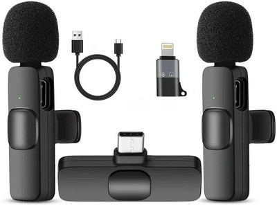 PAPLAJ ENTERPRISES K9 Mobile Collar Mic: wireless lavalier for vlogging, ASMR interviews, podcasts Microphone