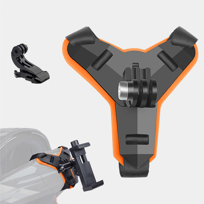 ASRYD Helmet Jaw Clamp Camera Mount(Orange)