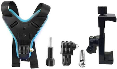Golden Fox Helmet Strap Camera Mount(Black, Blue)