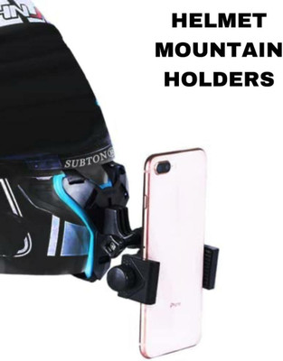 SHOWRIDE Helmet Strap Camera Mount(Black, Blue)
