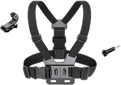 Like Star Body Strap Camera Mount(Chest Belt J-Hook with Screw GoPro Hero 11 10 9 8 7 6 5 4 3+ 3 SJCAM Yi 4K Eken)