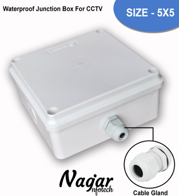 Nagar Infotech Wall Flat Placement Camera Mount(White)