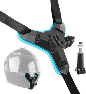 ASTOUND Helmet Strap Camera Mount(Black and Blue)