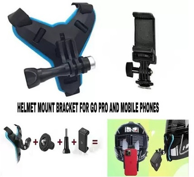 AutoGnix Helmet Strap Camera Mount(Black)