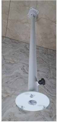Sii Pole Mount Stand Camera Mount(CCTV Ceiling Camera Mount (White) (2 Feet))