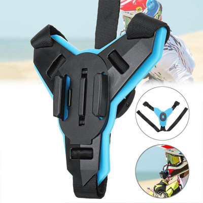 ASTOUND Helmet Strap Camera Mount(Black and Blue)