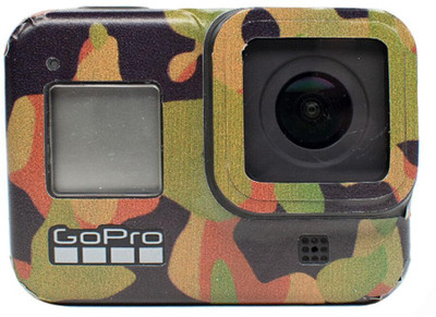 Action Pro Body Flat Placement Camera Mount(GoPro Skin Compatible with GoPro Hero 8 Action Camera (Army)