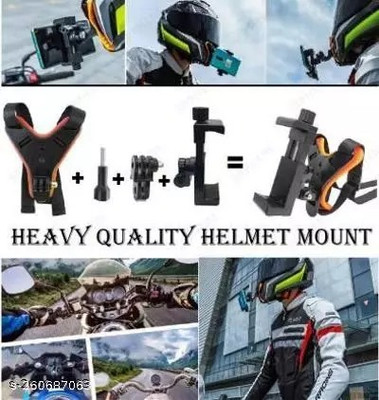 Smt Tech Helmet Grip Camera Mount(Black)