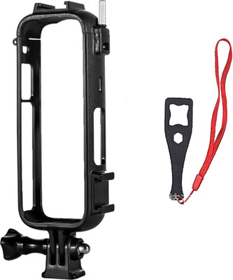 Action Pro Body Grip Camera Mount(Protective Frame Camera Mount with 1/3 Thread Adapter (Black))
