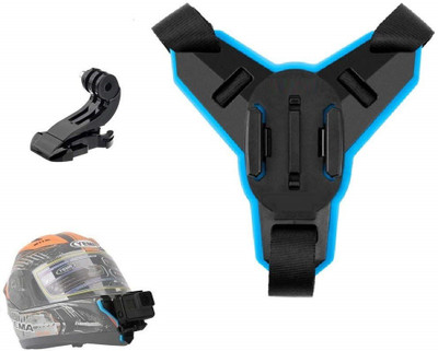 ASTOUND Helmet Strap Camera Mount(Black and Blue)