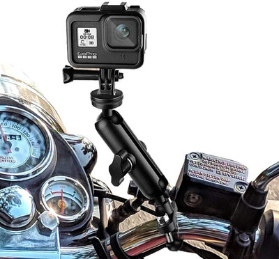 girik Handlebar Jaw Clamp Camera Mount(Black)