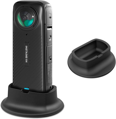 Action Pro Body Stand Camera Mount(Silicone Camera Mount Stand Base Holder Compatible with Insta-360 X4 (Black))