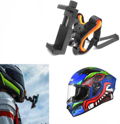 WINDCOMM Helmet Strap Camera Mount(Black, Orange)