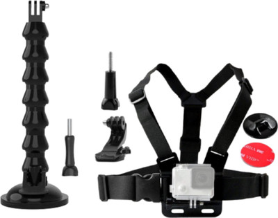 quikprof Pole Mount Strap Camera Mount(Black)