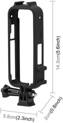 Hanumano Flat Surface Grip Camera Mount(Protective Frame for Insta360 ONE X3 Action Camera)