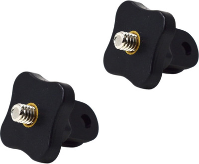 Action Pro Flat Surface Grip Camera Mount(Plastic Tripod Accessories Standard 1/4 inches Thread AEE Adapter (Pack Of 2))