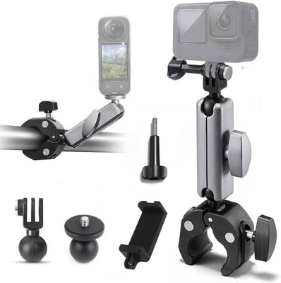 Adofys Handlebar Jaw Clamp Camera Mount(Grey)