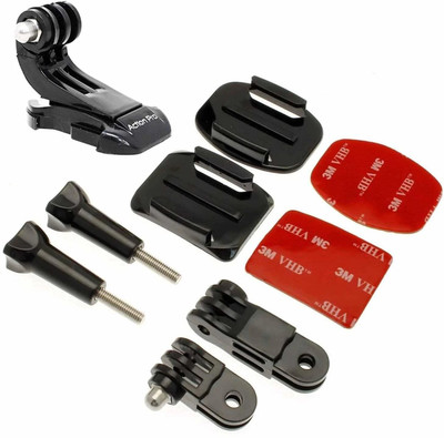 Action Pro Helmet Grip Camera Mount(Black)