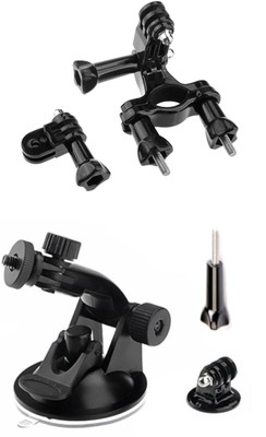 quikprof Handlebar Suction Camera Mount(Black)