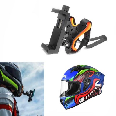 SHOWRIDE Helmet Strap Camera Mount(Black, Orange)