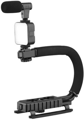 TECHGEAR Bendable Neck Grip Camera Mount(Black)