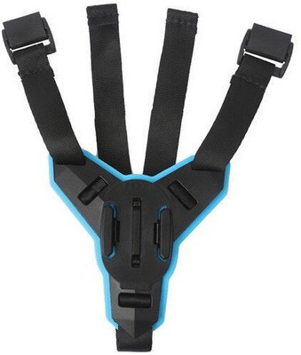 ASTOUND Helmet Strap Camera Mount(Black and Blue)