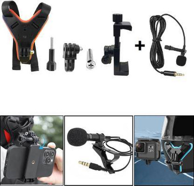 TRYFLY Helmet Strap Camera Mount(Black)