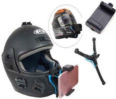 SHOWRIDE Helmet Strap Camera Mount(Black, Blue)