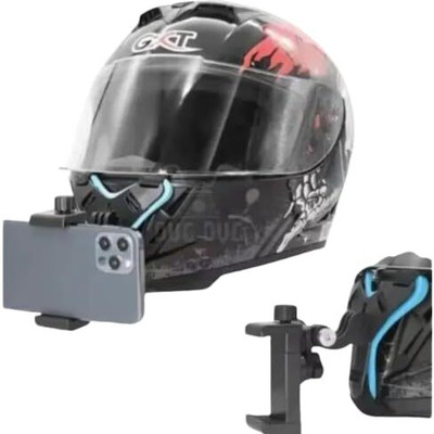 Golden Fox Helmet Strap Camera Mount(Black, Blue)