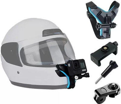 Like Star Helmet Jaw Clamp Camera Mount(Blue)