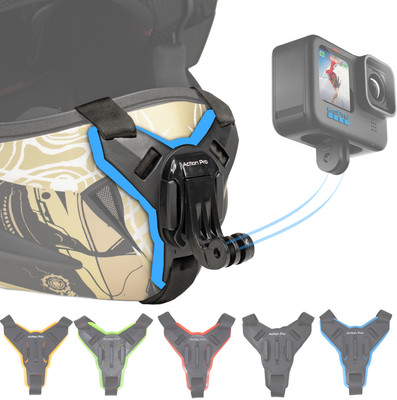 Action Pro Helmet Strap Camera Mount(Black & Blue)