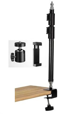PICPRO Pole Mount Stand Camera Mount(DESKTOP STAND BLACK)
