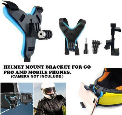 TRYFLY Helmet Strap Camera Mount(Black)