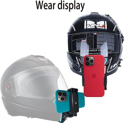 KGMZONE Helmet Strap Camera Mount(Blue)
