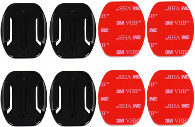 Action Pro Helmet Flat Placement Camera Mount(3M Flat Adhesive Sticky Mount (Pack Of 4))