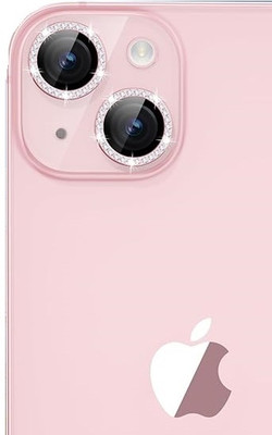 Vinylzone Back Camera Lens Ring Guard Protector for 15 |15 PLUS 9H Hardness Tempered Glass Screen Guard Protector AntiScratch_A55(Pack of: 1)