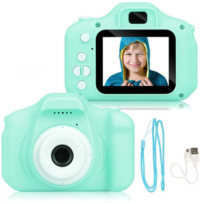 dkian Digital Kids camera 20MP 1080P 32GB Card supported kids Mirrorless Camera(Green)