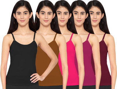 SUGUNA Women Camisole(Pack of 5)