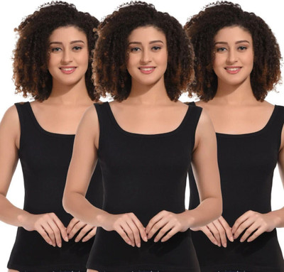 Bodymist Women Tank Top/Vest(Pack of 3)