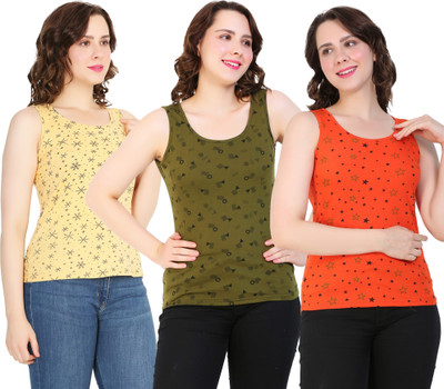 MYO Women Tank Top/Vest(Pack of 3)