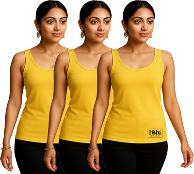Shyam Hosiery Women Camisole(Pack of 3)