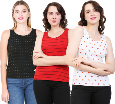 FASHA Women Tank Top/Vest(Pack of 3)