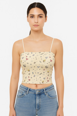 Hpa Casual Printed Women Beige Top