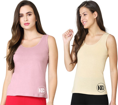 Rapid Garments Women Camisole(Pack of 2)