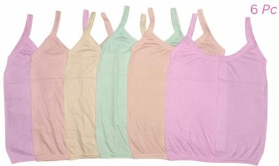 ashi Camisole Bodysuit Slip For Girls(Multicolor, Pack of 6)